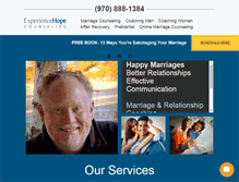 Tablet Screenshot of experiencehopecounseling.com